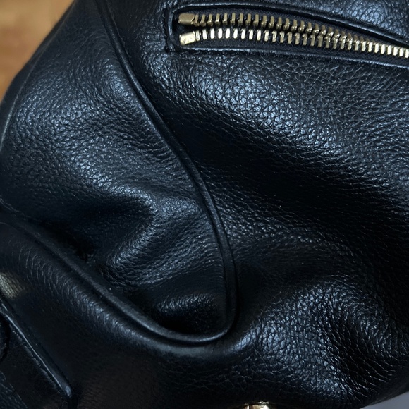 Michael Kors Layton Black Leather Satchel Bag - Picture 12 of 12